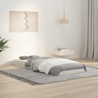 Bedframe massief grenenhout wit 75x190 cm Small Single - thumbnail