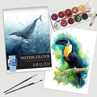 Oxford aquarelblok spiraal A4, 10 vel, 300 g/m² - thumbnail