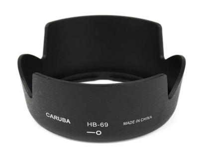 Caruba HB-69 zwart voor 18-55mm VR II Caruba HB-69 zwart voor 18-55mm VR II
