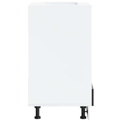 Ovenkast Lucca bewerkt hout zwart