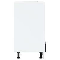 Ovenkast Lucca bewerkt hout zwart - thumbnail