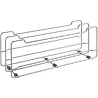 Metaltex Space Saver Pannendeksels Rek 14x42x16 cm Zilver - thumbnail