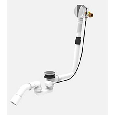 Wiesbaden Chroom Badafvoer met Overloop en Pop-Up Waste