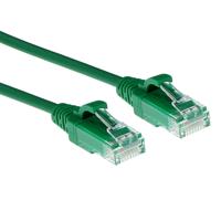 ACT DC9707 LSZH U/UTP CAT6 Datacenter Slimline Patchkabel Snagless | RJ45 Connectoren | Groen | 7 meter - thumbnail