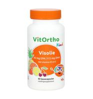 VitOrtho Visolie 30 mg EPA - 115 mg DHA Kind Kauwcapsules - thumbnail