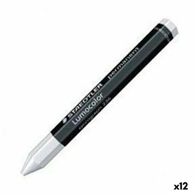 Staedtler Lumocolor 236 omnigraph permanent Markeerkrijt Wit 12 stuk(s)