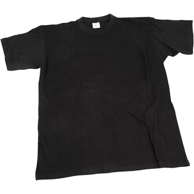 Creativ Company T-shirts, b: 40 cm, afm 7-8 jaar, ronde hals, 145 gr, zwart, 1 stuk Creativ Company T-shirts, b: 40 cm, afm 7-8 jaar, ronde hals, 145 gr, zwart, 1 stuk
