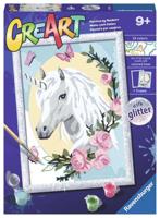 Ravensburger Creart schilderen op nummer - unicorn portrait - thumbnail