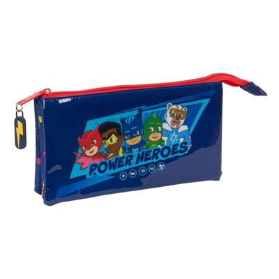 Pennenetui met 3 vakken PJ Masks Ready Marineblauw 22 x 12 x 3 cm Pennenetui met 3 vakken PJ Masks Ready Marineblauw 22 x 12 x 3 cm