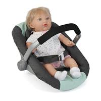 Poppen Autozitje Maxi-Cosi-stijl - Melange Antraciet Mint - thumbnail