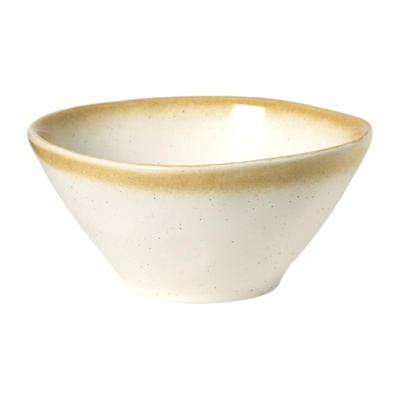 Schaaltje groot olivo - wit - ø15.5x7.5 cm