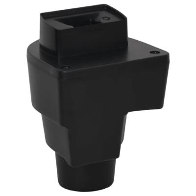 VidaXL Armsteun 15,5x32x(41-54) cm abs zwart - thumbnail