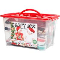 Creativ Company Hobbybox rood met creatieve materialen - thumbnail