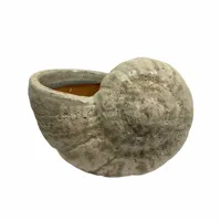 Bloempot Schelp Off White 31cm - thumbnail