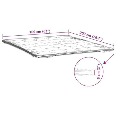 Matrasbeschermer 160x200 cm wit Matrasbeschermer 160x200 cm wit