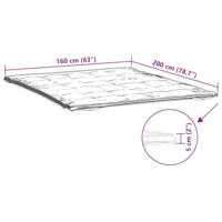 Matrasbeschermer 160x200 cm wit - thumbnail