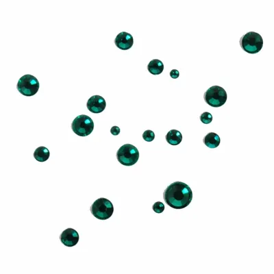 Frontriem Strass steentjes groen