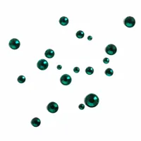 Frontriem Strass steentjes groen - thumbnail