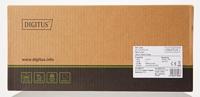 Digitus DN-91612SD-EA 12 poorten Netwerkpatchbox CAT 6A 1 HE Zwart (RAL 9005) Ingericht - thumbnail