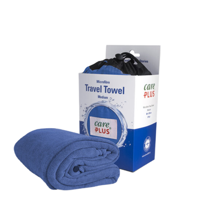 Care Plus Travel Towel Microfibre Reishanddoek Dolomite Blue 60 x 120