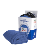 Care Plus Travel Towel Microfibre Reishanddoek Dolomite Blue 60 x 120 - thumbnail