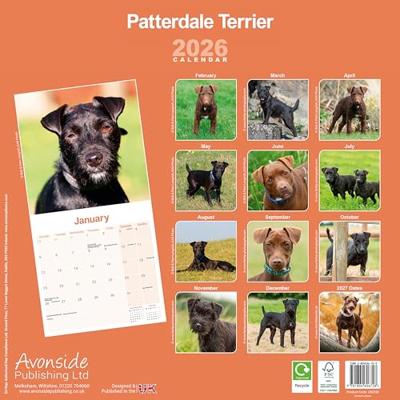 Patterdale Terrier Kalender 2026