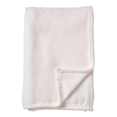 Dutch Decor Plaid 130x160 cm - OWEN - zachte coral fleece - wit