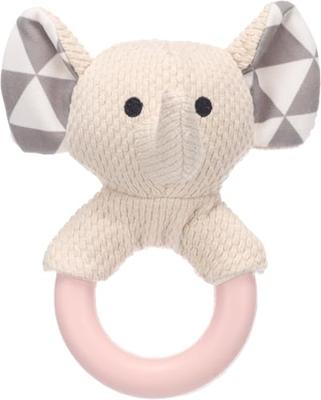 Puppyspeelgoed Fabbo Olifant, wit