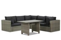 Garden Collections Comodo/Lusso 130 cm dining loungeset 6-delig - thumbnail