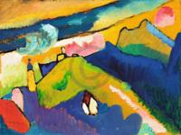 Kunstdruk Wassily Kandinsky - Murnau, Berglandschaft 80x60cm - thumbnail