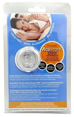 Acusnore Acusnore Magnetische Neusclip Antisnurk