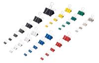 Papierklem MAUL 215 foldback 25mm capaciteit 9mm zwart 12 stuks - thumbnail