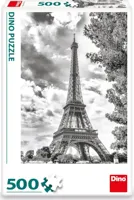 DinoToys Dino puzzel black and white eiffeltoren parijs- 500 stukjes - thumbnail
