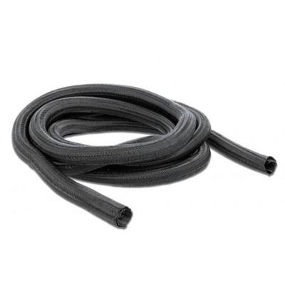 Delock 18852 18852 Gevlochten slang Zwart Polyester 2 m 10 mm (max) 1 stuk(s)