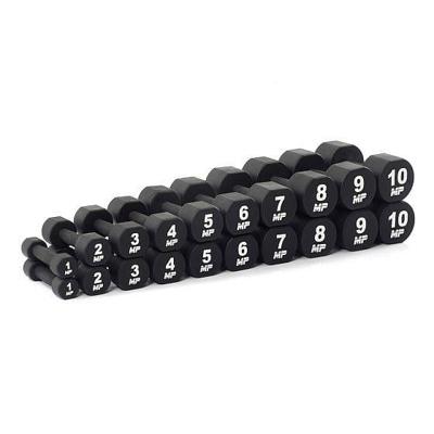 Muscle Power dumbbellset PU micro 1 - 10 kg Muscle Power dumbbellset PU micro 1 - 10 kg