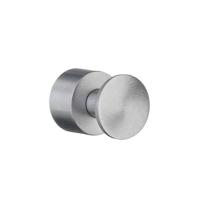 Smedbo House Handdoekhouder - 1.9x1.9x2.5cm - zelfklevend / boren - Massief messing - 2 stuks - Mat chroom RS3455 - thumbnail