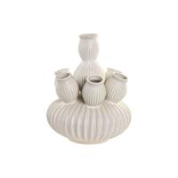 Vaas Home ESPRIT Crème Keramisch Mediterrane 28 x 28 x 35 cm - thumbnail