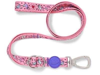 MORSO HONDENRIEM VERSTELBAAR GERECYCLED SWEET TWEET ROZE MORSO HONDENRIEM VERSTELBAAR GERECYCLED SWEET TWEET ROZE