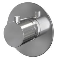 Chrome Edition losse inbouwthermostaat met chroom in- en afbouwdelen - thumbnail