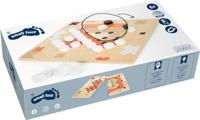 Small Foot - houten solitaire en molenspel gouden editie - thumbnail