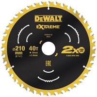 DEWALT DT20433-QZ DT20433-QZ Cirkelzaagblad 210 x 30 x 2.4 mm Aantal tanden: 40 1 stuk(s) - thumbnail