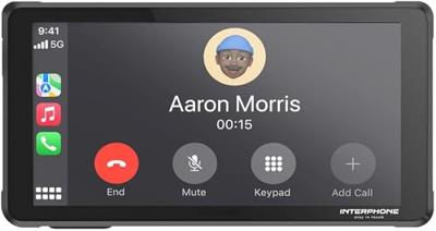 INTERPHONE infotainmentsysteem "ridesync". ridesync car play, android auto