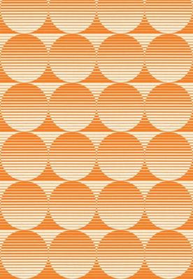 Noordwand Seventies Retrobehang met cirkelprint - S710c4