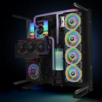 Thermaltake Riing Quad 14 RGB Radiator Fan TT Premium Edition 3 Pack case fan - thumbnail
