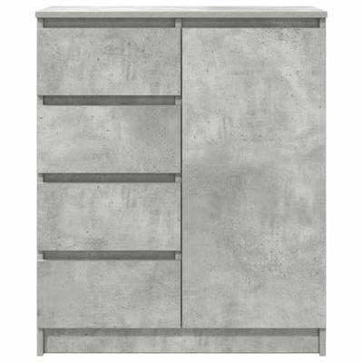 Dressoir met lades 71x35x84 cm spaanplaat betongrijs