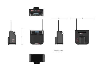 PerfectPro DPR2-18V Bouwradio DAB+, VHF (FM) AUX, Bluetooth, DAB+, FM Spatwaterbestendig, Stofdicht, Stofvast Zwart PerfectPro DPR2-18V Bouwradio DAB+, VHF (FM) AUX, Bluetooth, DAB+, FM Spatwaterbestendig, Stofdicht, Stofvast Zwart