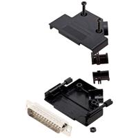 encitech D45PK-P-25-DBP-W-K 6355-8034-03 D-sub male connectorset 45 ° Aantal polen: 25 Soldeerkelk 1 stuk(s) - thumbnail