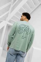 Pure Path Initials Longsleeve T-Shirt Heren Groen - Maat S - Kleur: Groen | Soccerfanshop - thumbnail