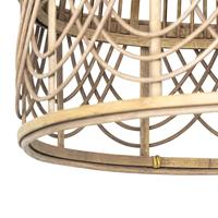 QAZQA Smart hanglamp rotan 44 cm incl. Wifi G95 - Michelle - thumbnail