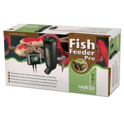 Velda Fish Feeder Voerautomaat Pro voor Exacte Voeding | Tot 20 Keer per Dag Automatisch Vissen Voeren